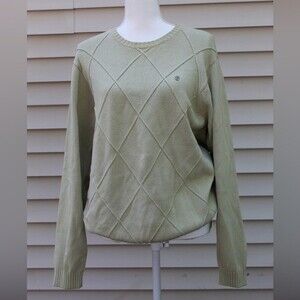 IZOD Olive/ Mint/ Green Vintage Oversized Unisex Sweater